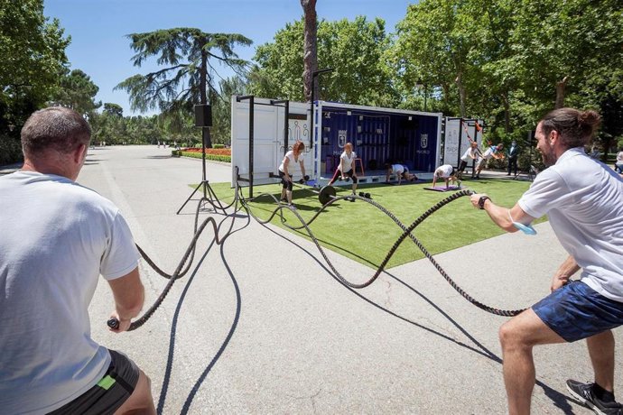 El Cubo Gym trasladó el deporte a distintas zonas de Madrid durante 2021.