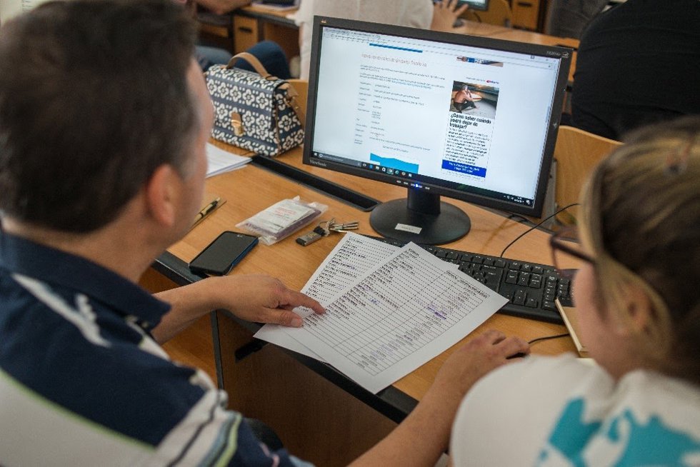 Participantes del proyecto Vives Emplea de Acción contra el Hambre.