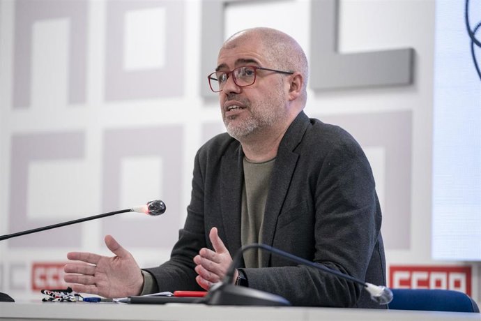 El secretario general de CCOO, Unai Sordo