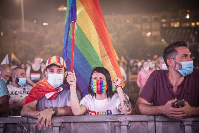 Archivo - Acto del orgullo gay en Tel Aviv