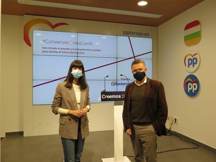 Conrado Escobar y Patricia Lapeña