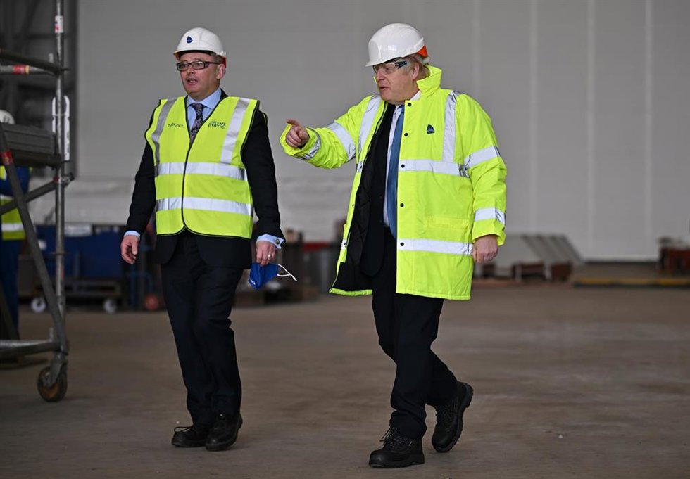 Boris Johnson, primer ministro de Reino Unido