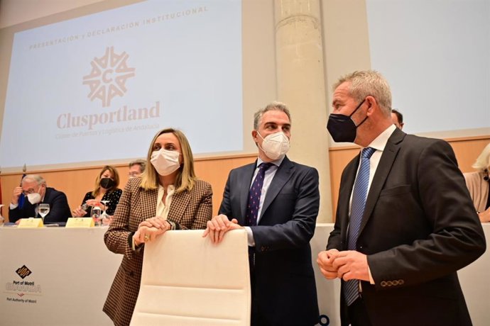 Acto de presentación en el puerto de Motril (Granada) de Clusportland.
