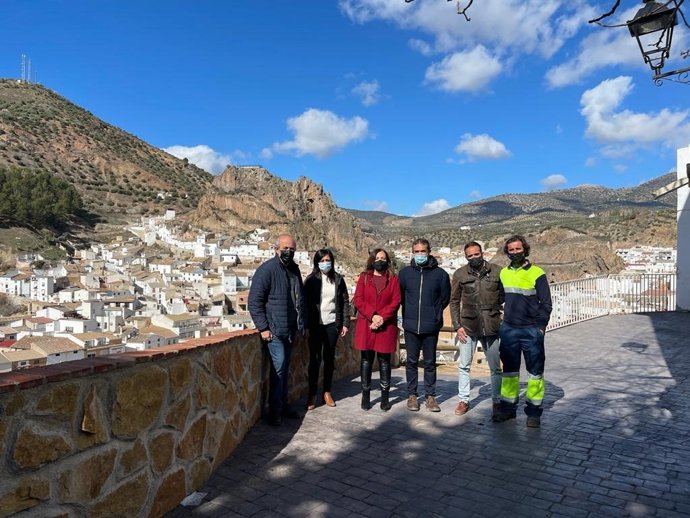 Visita a obras del PFEA en Cambil
