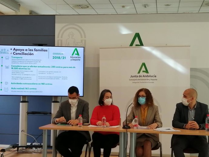 Balance de Educación y Deporte de la Junta en Granada