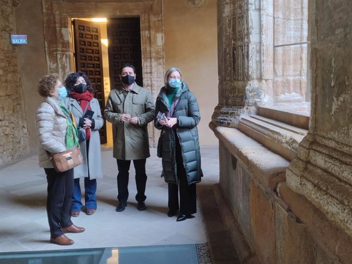 Gloria García, en el Museo Arqueológico