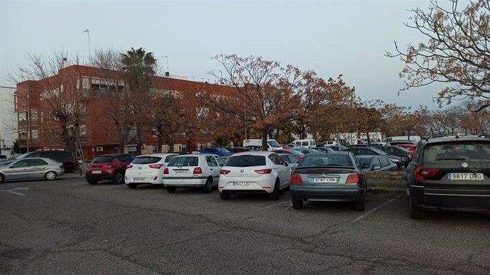 Estacionamiento en superficie del barrio de la Cooperativa