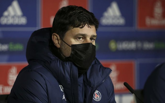 Archivo - Coach of PSG Mauricio Pochettino answers to the media during the post-match press conference following the French championship Ligue 1 football match between Olympique Lyonnais (Lyon) and Paris Saint-Germain on January 9, 2022 at Groupama stad