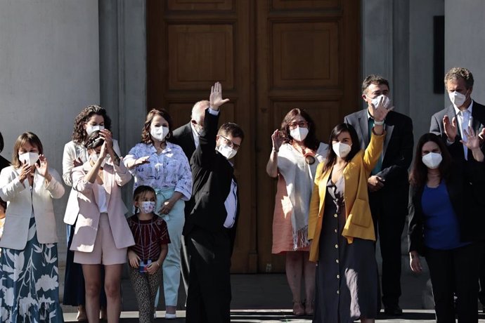 Gabriel Boric y su equipo de gobierno