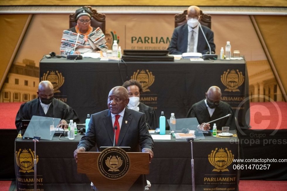 El presidente de Sudáfrica, Cyril Ramaphosa.