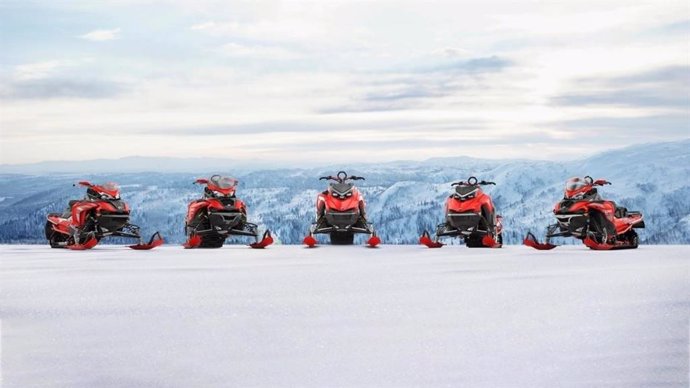 The Lynx family of full-size snowmobiles
