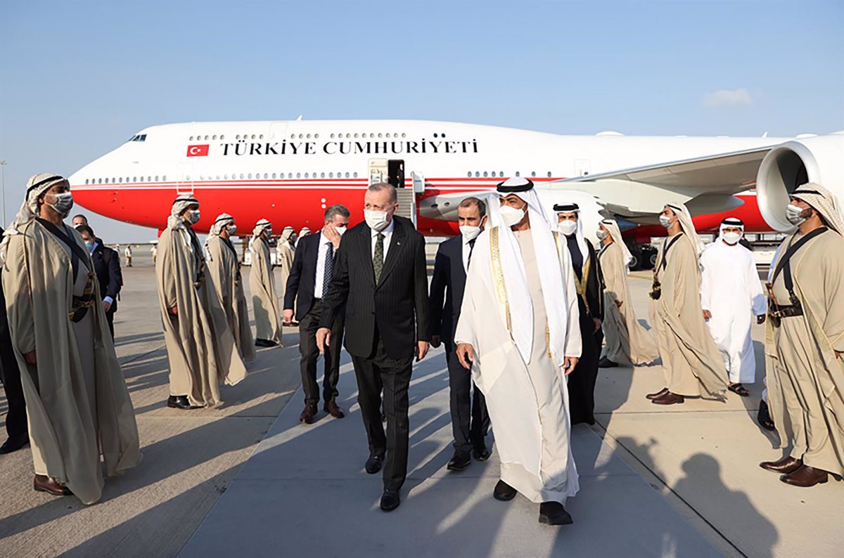 Erdogan visits Abu Dhabi to strengthen bilateral relations between Turkey and the Emirates