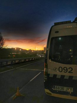 Vehículo de la Policía Municipal de Pamplona