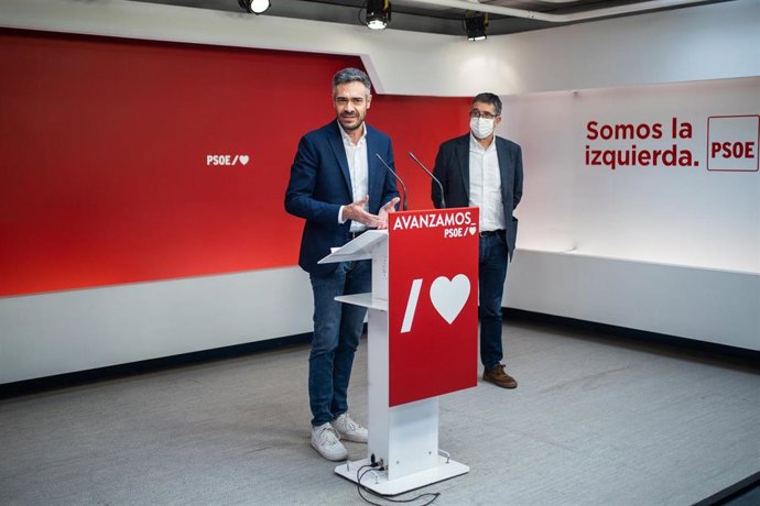 Archivo - El portavoz del PSOE, Felipe Sicilia.