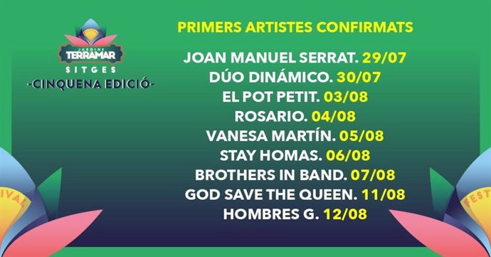 Cartell del festival Terramar de Sitges 2022
