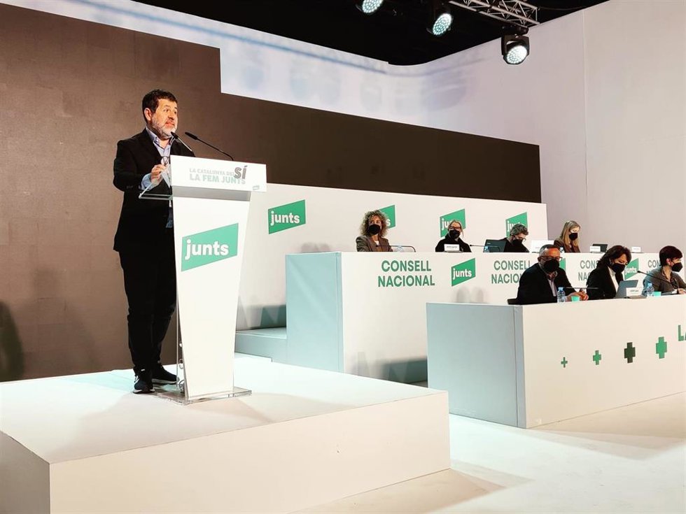 Archivo - El secretario general de Junts, Jordi Snchez