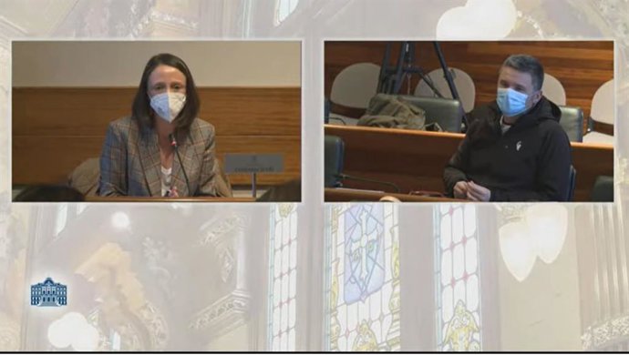 La consejera Melania Álvarez y el diputado Rafael Palacios.