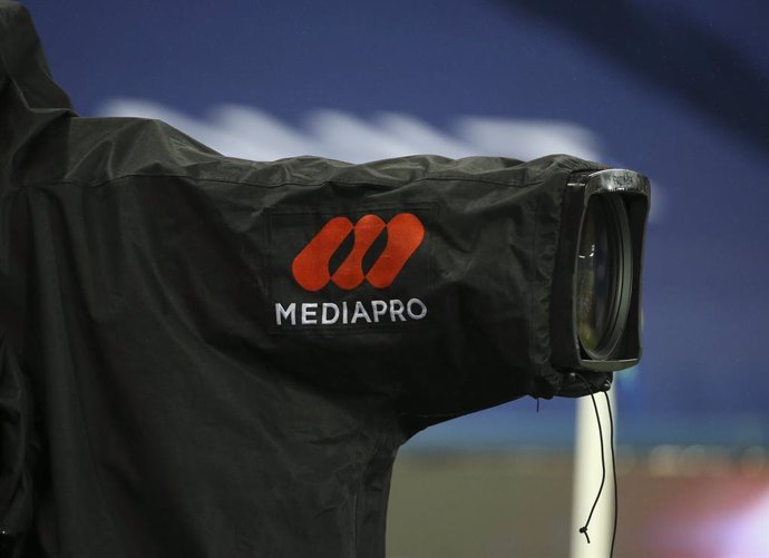 Archivo - Illustration of Mediapro camera during the French championship Ligue 1 football match between Paris Saint-Germain (PSG) and Olympique Lyonnais (OL) on December 13, 2020 at Parc des Princes stadium in Paris, France - Photo Jean Catuffe / DPPI