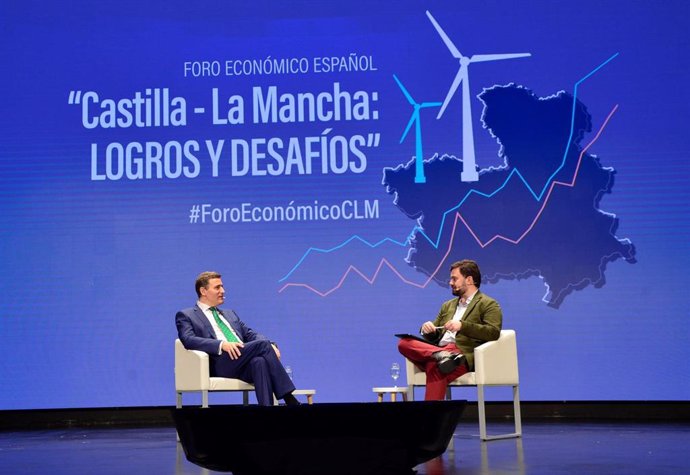 El director general de Eurocaja Rural, Víctor Manuel Martín López en el foro del Español