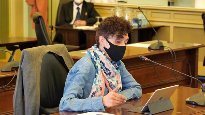 Archivo - La diputada del Grupo Mixto Patricia Font (MÉS per Menorca). 