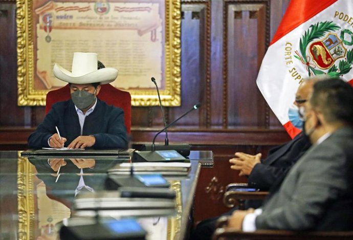 Archivo - El presidente de Perú, Pedro Castillo.
