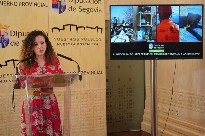 La diputada del Área de Empleo, Promoción Provincial y Sostenibilidad, Noemí Otero