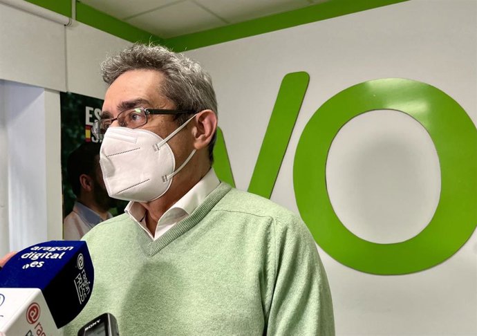 El presidente de VOX en Zaragoza, Julio Calvo.