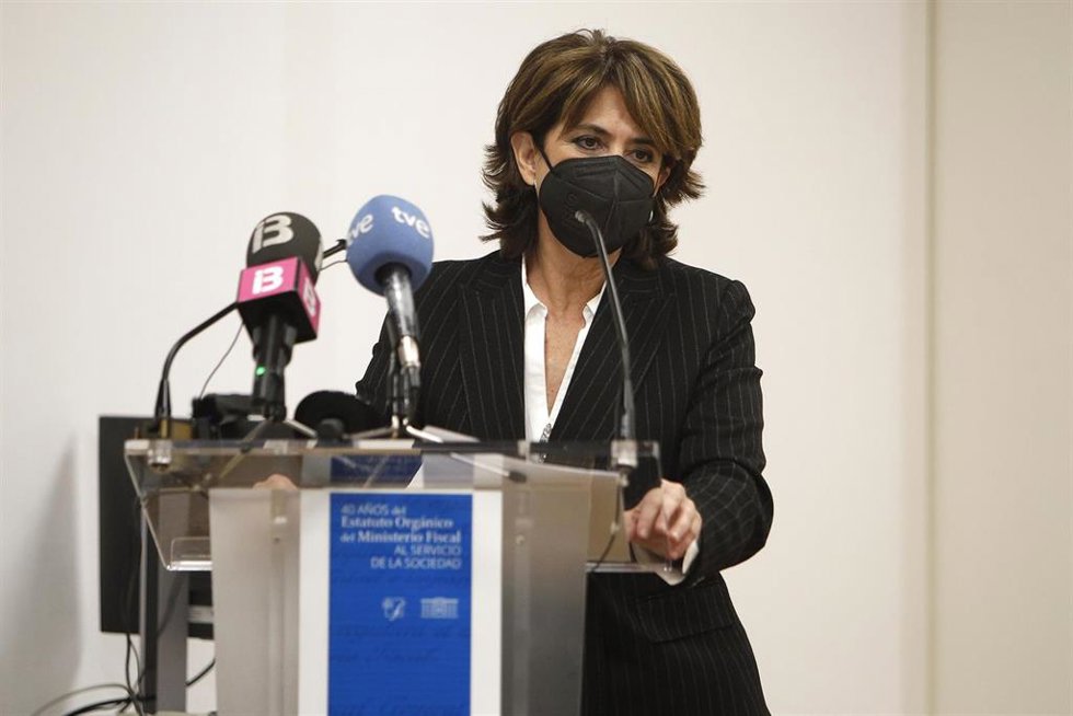 La fiscal general del Estado, Dolores Delgado.