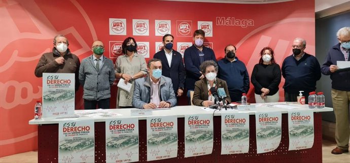 Asociaciones y colectivos de Málaga se unen el sábado a CCOO y UGT en la manifestación en defensa de la sanidad pública
