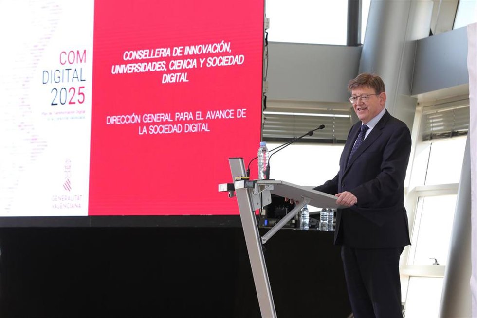 Ximo Puig presenta el Plan de Transformación Digital