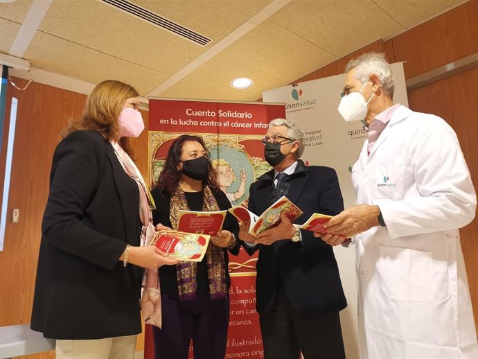 Acto de presentación del cuento infantil para niños que padecen cáncer.