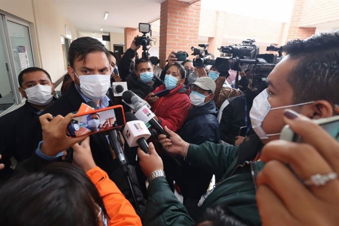 Archivo - El ministro de Gobierno de Bolivia, Eduardo del Castillo.