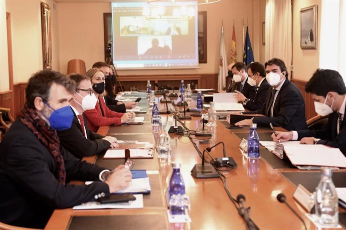 Consejo de administracion de la Autoridad Portuaria de A Coruña, celebrado este martes