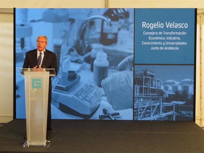 Rogelio Velasco, consejero de Transformación Económica, Industria, Conocimiento y Universidades de la Junta de Andalucía.