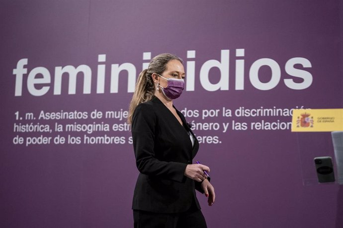 Archivo - La delegada del Gobierno Contra la Violencia de Género, Victoria Rosell.