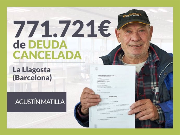 Agustín Matilla, exonerado con Repara Tu Deuda