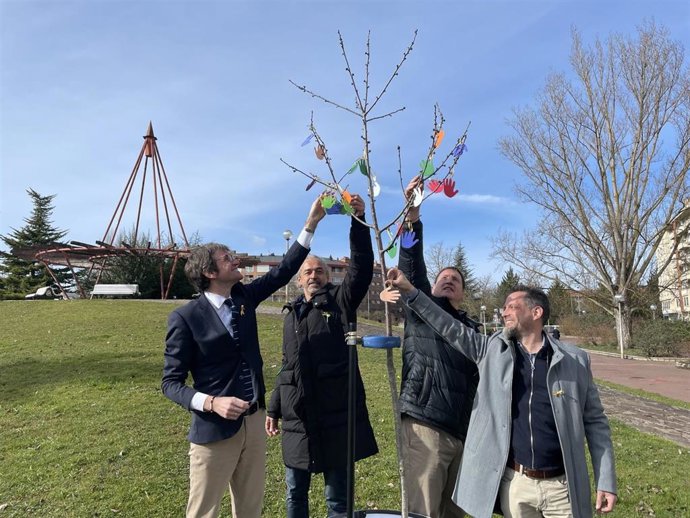 Acto de apoyo a los niños y adolescentes con cáncer