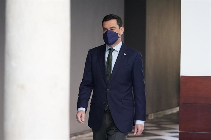 El presidente de la Junta de Andalucía, Juanma Moreno.