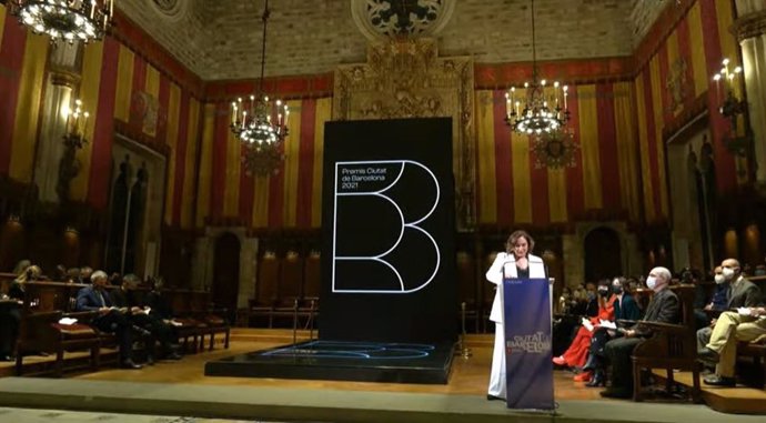 La alcaldesa Ada Colau en la entrega de los Premis Ciutat de Barcelona