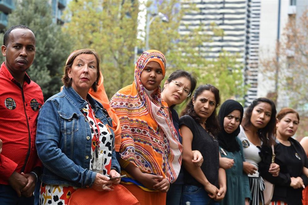 Archivo - Imagen de archivo de migrantes y refugiados en Melbourne, Australia.