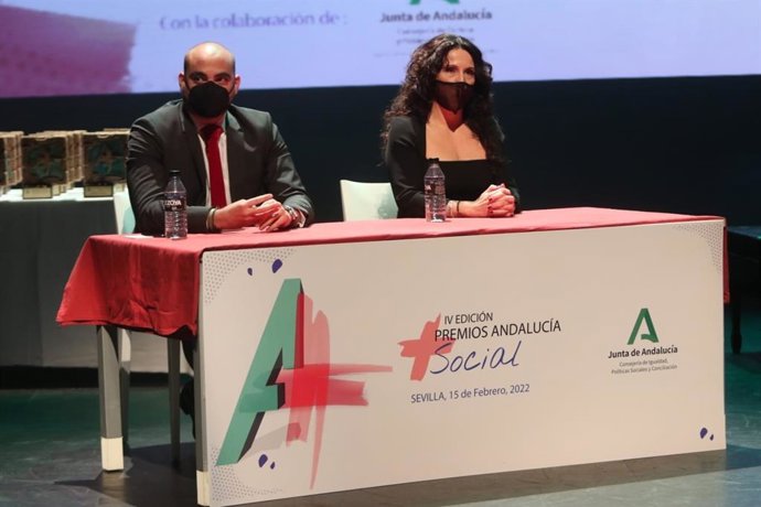 La consejera andaluza de Igualdad, Políticas Sociales y Conciliación, Rocío Ruiz, en la entrega de los Premios Andalucía + Social