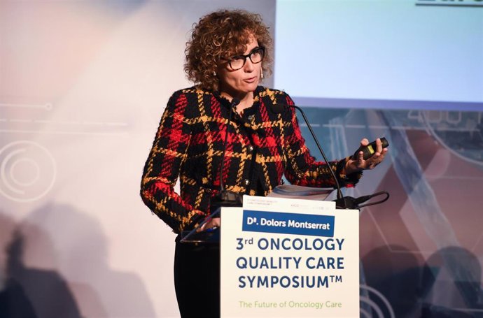 Archivo - La portavoz del Partido Popular en el Parlamento Europeo, Dolors Montserrat