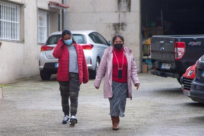 Familiares de la tripulación del pesquero Villa de Pitanxo', el día en que han sido rescatados con vida tres tripulantes y cuatro fallecidos del pesquero Villa de Pitanxo, con base en Marín y naufragado en Terranova, a 15 de febrero de 2022, en Marín