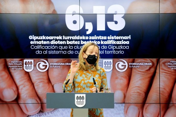 Archivo - La portavoz de la Diputación de Gipuzkoa, Eider Mendoza