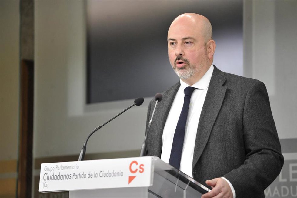 El diputado de Ciudadanos en la Asamblea de Extremadura José María Casares