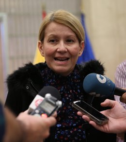 Archivo - La secretaria de Políticas Europeas de UGT, Mari Carmen Barrera