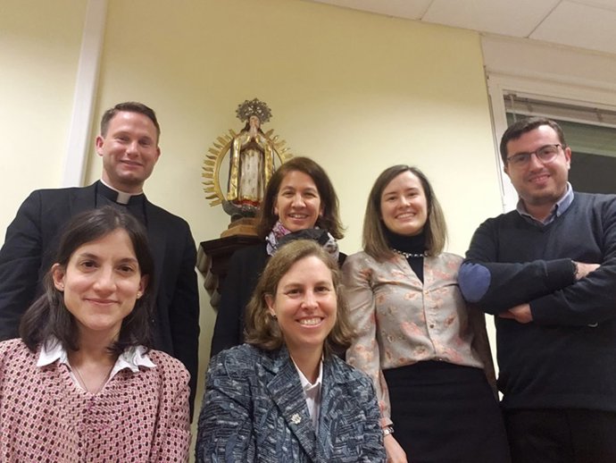 Visita a la UCAV del profesor Ralph Weimann, miembro del círculo de nuevos discípulos de J. Ratzinger-Benedicto XVI.