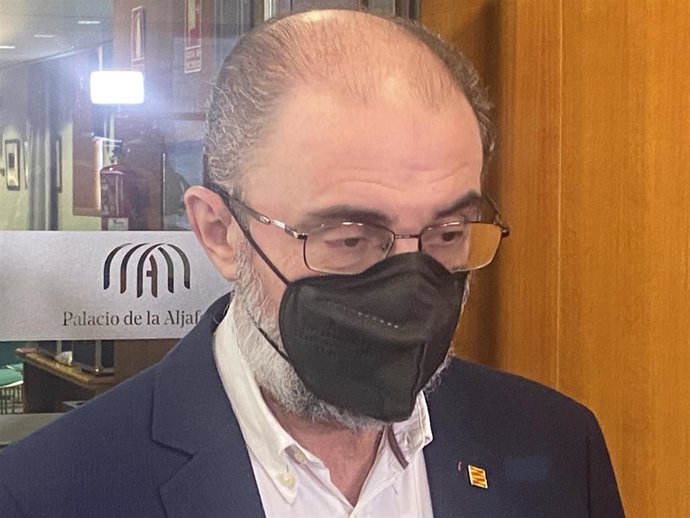 El presidente del Gobierno de Aragón, Javier Lambán.