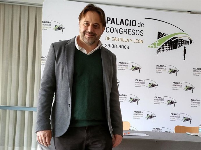 El concejal salmantino de Ciudadanos Fernando Castaño este miércoles en el Palacio de Congresos de Salamanca.