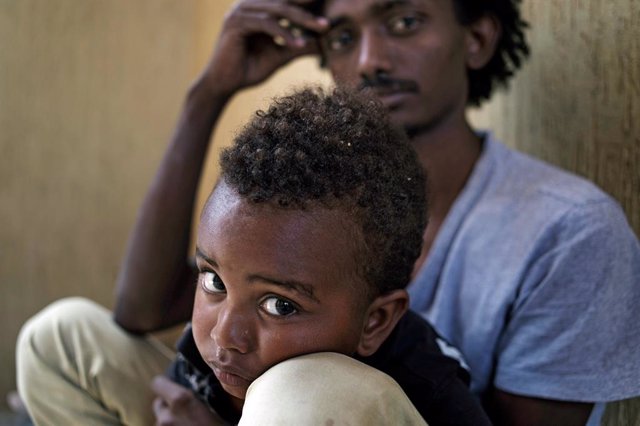 Archivo - Unicef niño desarraigado en África